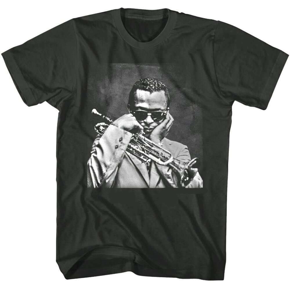 Miles Davis Round Midnight Jazz Album Trumpet Legend Graphic T-Shirt Music Tee17